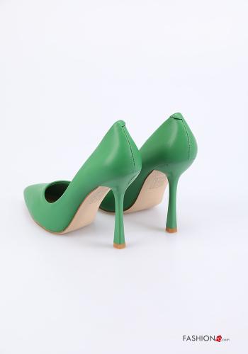 Sapatos de salto imitação de couro - ph 2