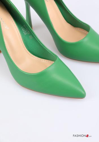 Sapatos de salto imitação de couro - ph 4