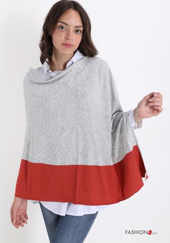Poncho in Misto Cashmere - ph 1