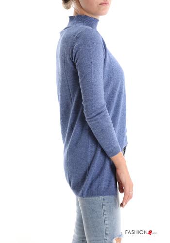 Coordinato in Misto Cashmere con bottoni - ph 3