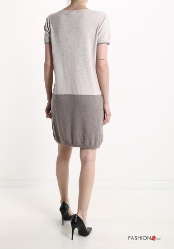Robe en Mélange de Cachemire avec poches - ph 2