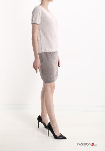 Robe en Mélange de Cachemire avec poches - ph 3