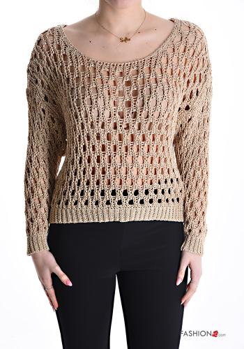 lurex fishnet Sweater - ph 1