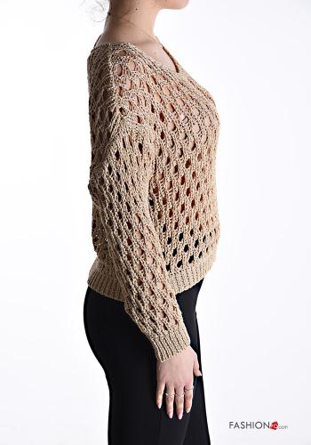 lurex fishnet Sweater - ph 3