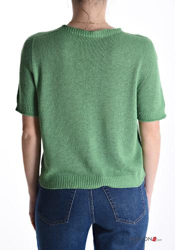 short sleeve Cotton Sweater - ph 2