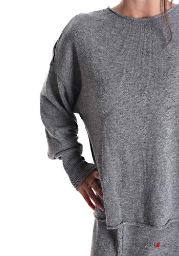 Ensemble coordonné en Mélange de Cachemire oversize avec élastique avec fonte - ph 4