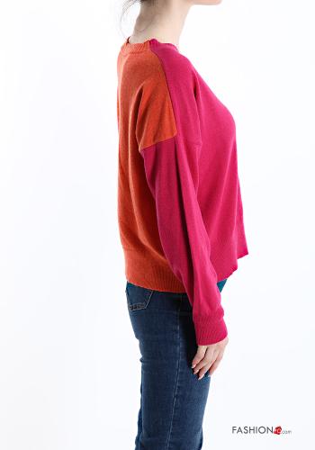 Cashmere Blend Sweater with buttons with v-neck - ph 3
