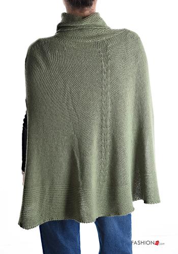 Cashmere Blend Poncho Rollneck - ph 2