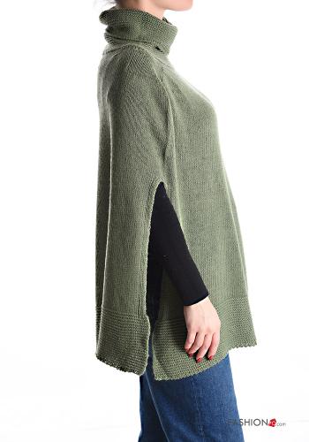 Cashmere Blend Poncho Rollneck - ph 3