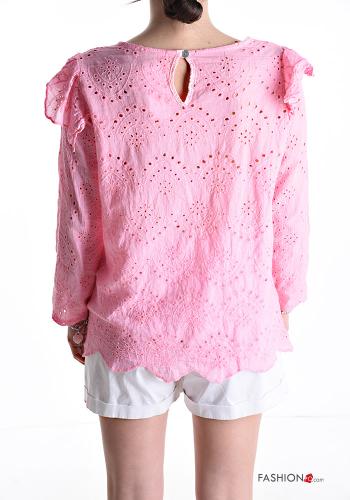 Blusa de Algodón bordado inglés - ph 2