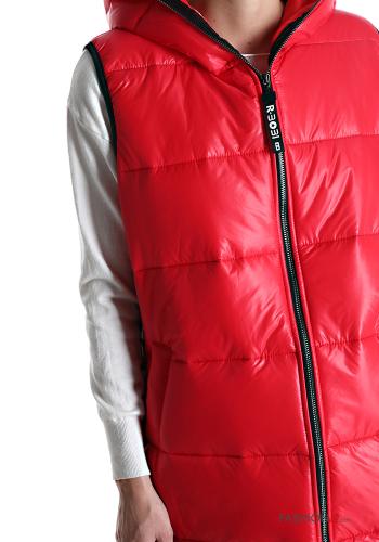 Gilet with pockets with hood with zip - ph 4