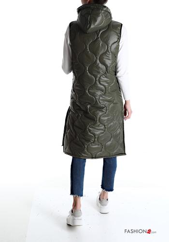 Gilet with pockets with hood with zip - ph 2