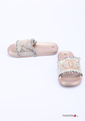 Claquettes avec strass - ph 2