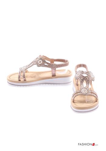 wedge Sandals with rhinestones - ph 2
