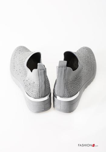 Trainers with rhinestones Wedge - ph 2