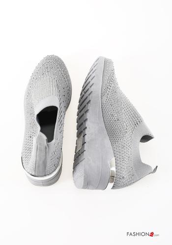 Trainers with rhinestones Wedge - ph 3