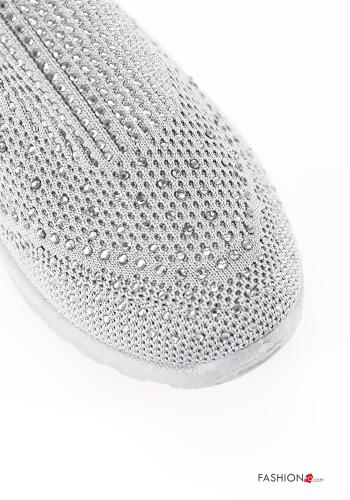 Trainers with rhinestones Wedge - ph 4