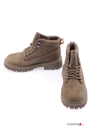 faux leather Hiking boots - ph 2