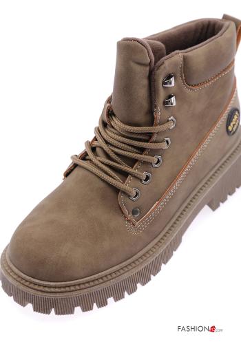 faux leather Hiking boots - ph 3