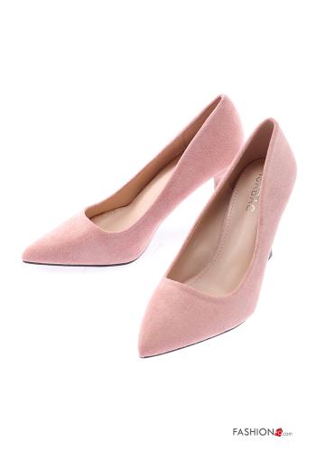 Zapatos de tacón alto Gamuza zapatos de escote - ph 1