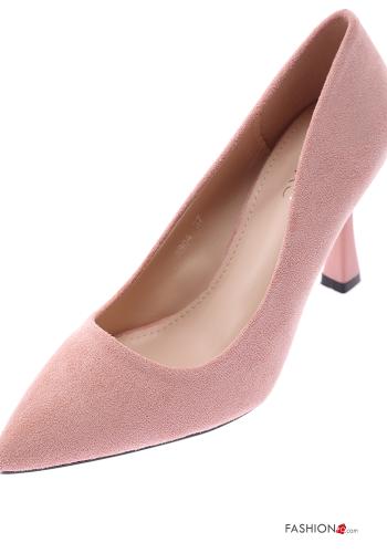Zapatos de tacón alto Gamuza zapatos de escote - ph 3