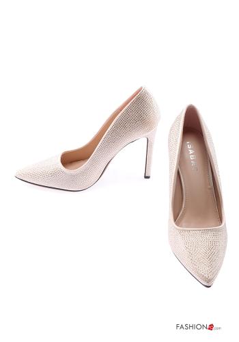 court shoe Heeled shoes with rhinestones - ph 2