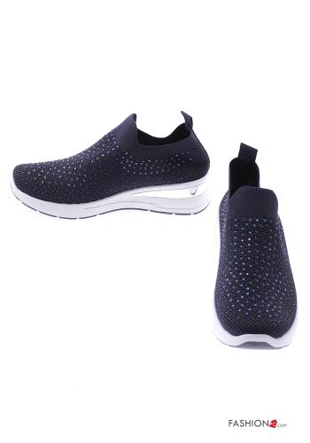 Sapatilhas slip-on com strass - ph 2