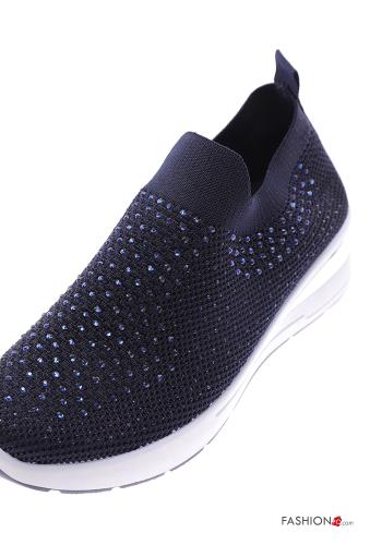Sapatilhas slip-on com strass - ph 3