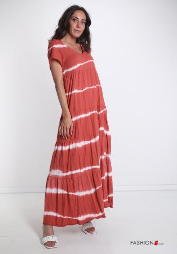 Robe en Coton Imprimé à rayures - ph 1
