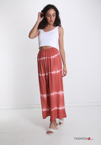 Gonna  con bottoni longuette Fantasia batik - ph 5