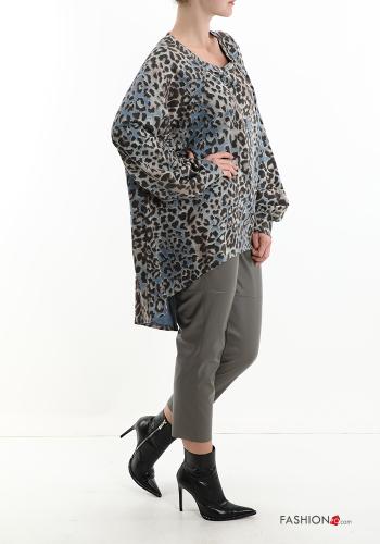 Felpa in Cotone Fantasia animalier - ph 3