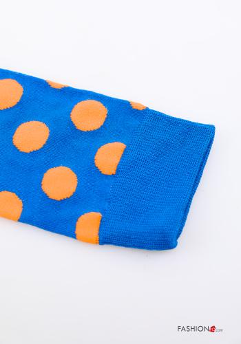 Chaussettes courtes en Coton Imprimé à pois - ph 2