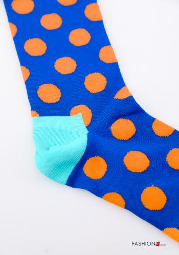 Chaussettes courtes en Coton Imprimé à pois - ph 3