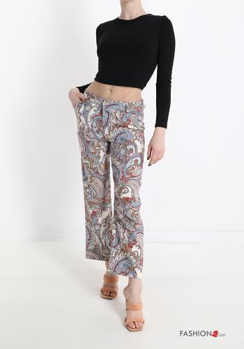 Pantalones Estampado jacquard con bolsillos - ph 5