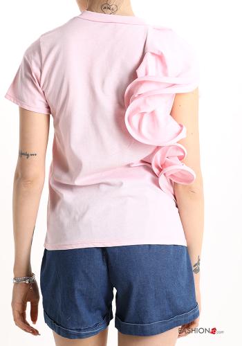 T-shirt de Algodón con volantes - ph 2