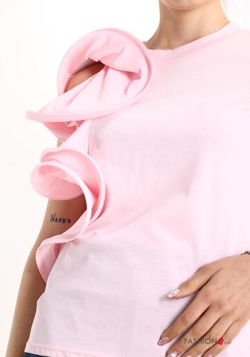 T-shirt de Algodón con volantes - ph 4