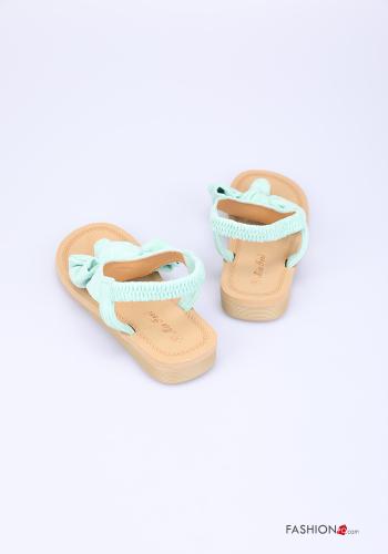 Sandalen  mit Schleife Wildleder - ph 2