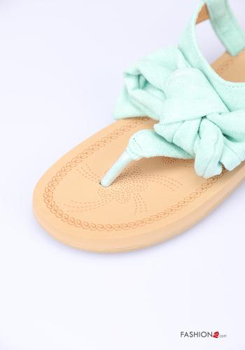 Sandalen  mit Schleife Wildleder - ph 3