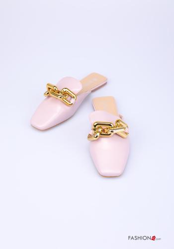 Scarpe basse  sabot (mules) Fantasia naturale - ph 1