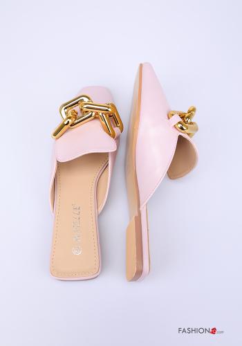 Scarpe basse  sabot (mules) Fantasia naturale - ph 4