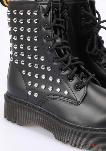 Bottes militaires avec fermeture éclair avec des clous - ph 4