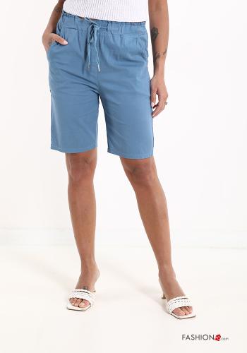 Cotton Bermuda with pockets with bow - ph 1