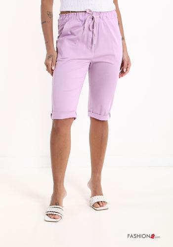 Bermuda in Cotone con tasche con fiocco - ph 1