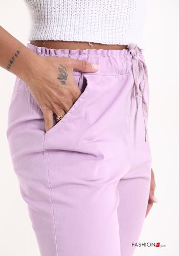 Bermuda in Cotone con tasche con fiocco - ph 4