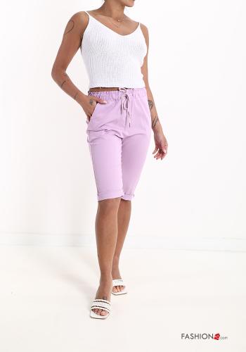 Bermuda in Cotone con tasche con fiocco - ph 5