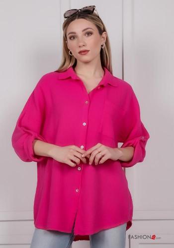 Camicia in Cotone con tasche - ph 1