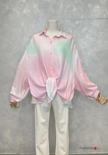 oversized Cotton Shirt with buttons