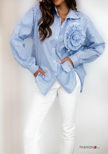 Camicia in Cotone Fantasia righe - ph 1