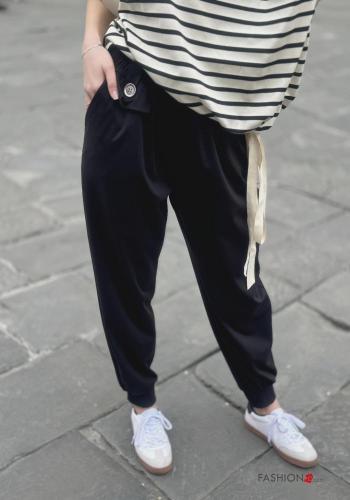 Pantalone sportivo con tasche con elastico - ph 1