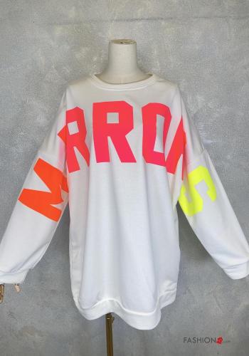 Bedrucktes Sweatshirt aus Baumwolle - ph 1